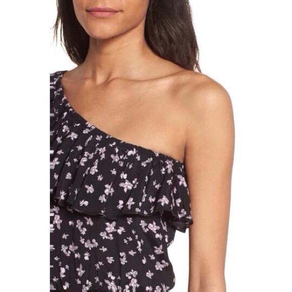 Leith One-Shoulder Ruffle Dress NWT - Picture 4 of 14